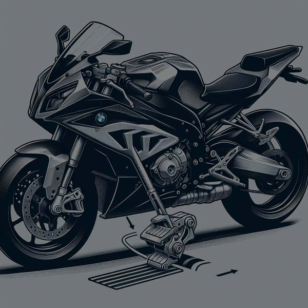 Comment ajuster la position de la pédale de frein pour une conduite sportive sur une BMW S1000R ?