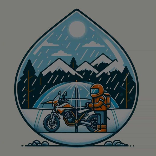 Quelle est la meilleure solution pour protéger une Suzuki DR-Z400SM des intempéries lors d'un road trip ?