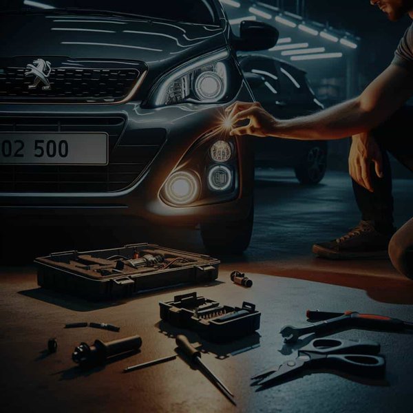 Comment adapter les phares d'une Peugeot 108 pour un meilleur éclairage nocturne ?